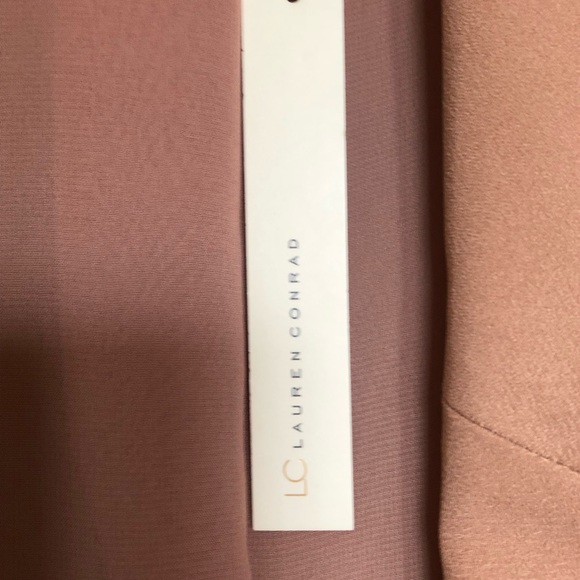 Lauren Conrad Taupe Crepe Boyfriend Blazer Size 6 - Picture 8 of 15